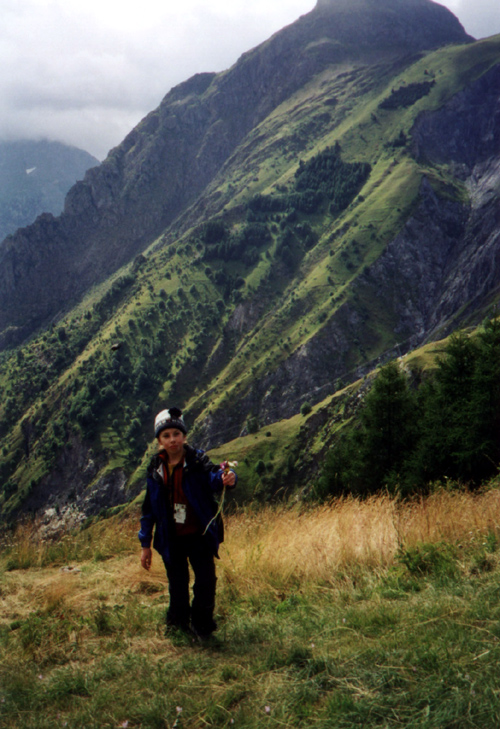 Megan hiking