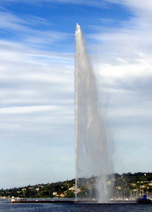 Fountain, Lake Geneva