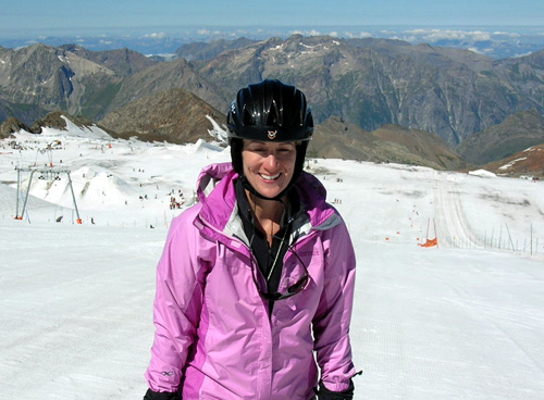 On the glacier